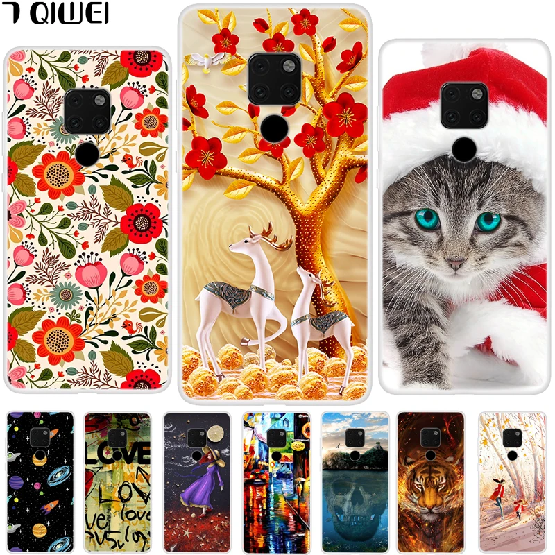 

For Huawei Mate 20 X Case 20X Silicon TPU Soft Cool Case For Huawei Mate 20 20Pro 10 10Pro 10Lite Cover Mate20 Mate10 Pro LITE