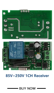 JoyDeal 433 МГц беспроводной микро пульт дистанционного управления мини-приемник 3,6 В 5 в 12 В 24 в большой диапазон маленький светодиодный светильник переключатель передатчик