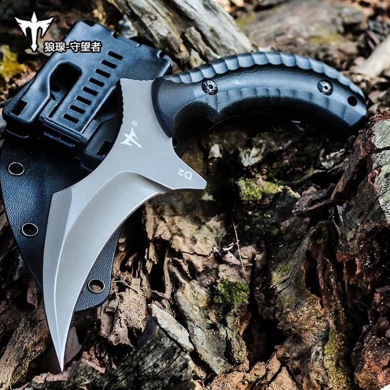 

Voltron outdoor camping tactical claw knife, high hardness hunting EDC sharp self-defense karambit