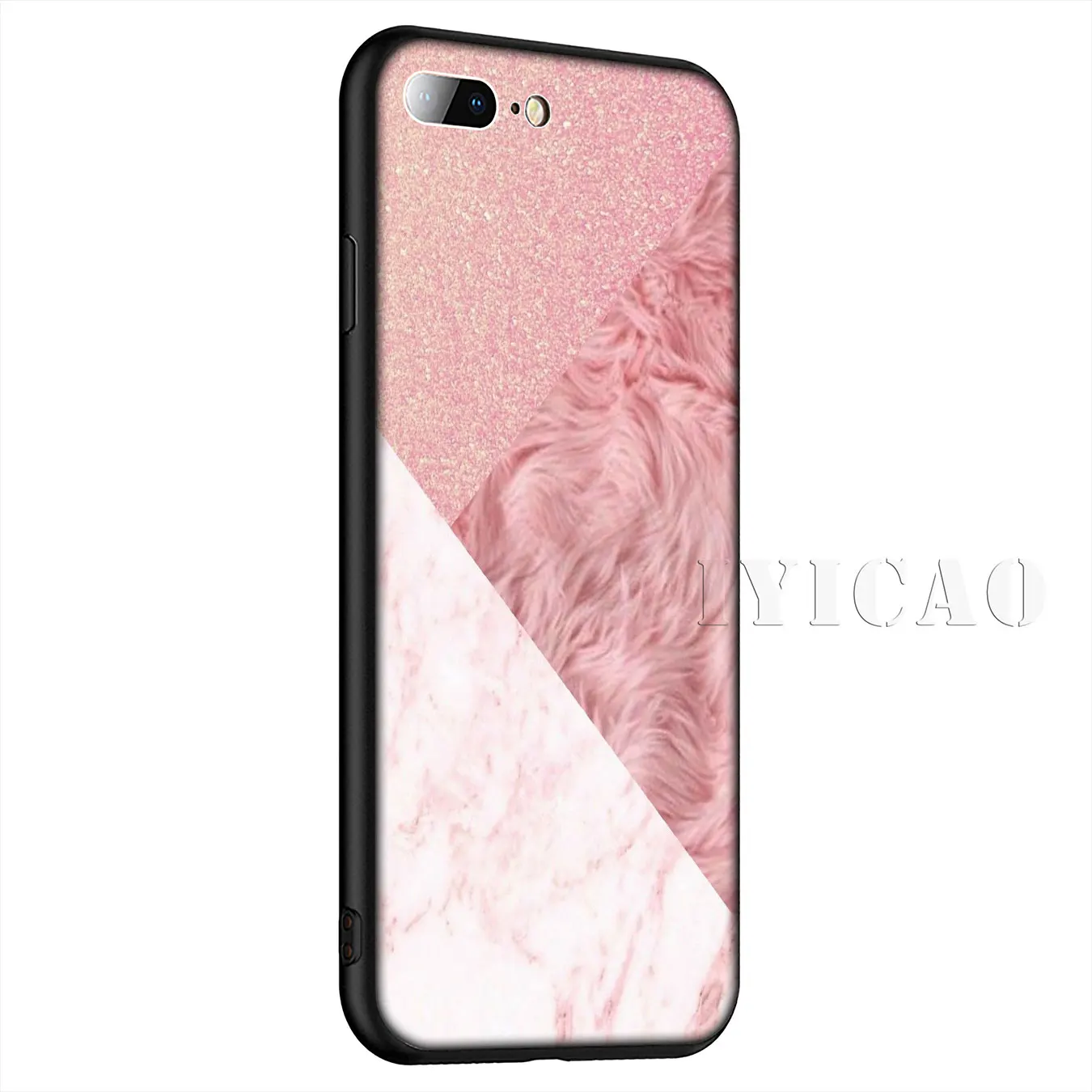 Мягкий силиконовый чехол для iPhone 11 Pro Max XR X XS 8 7 6 6S Plus 5 SE золотой розовый