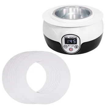 

50pcs Disposable Wax Warmer Collars Body Hair Removal Accessories Wax Warmer Clean Pot Protective Collar Ring for 14oz Wax Can