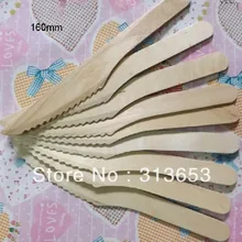 100 шт деревянные столовые приборы нож экологически чистые для вечерние свадебные гостиничные бар