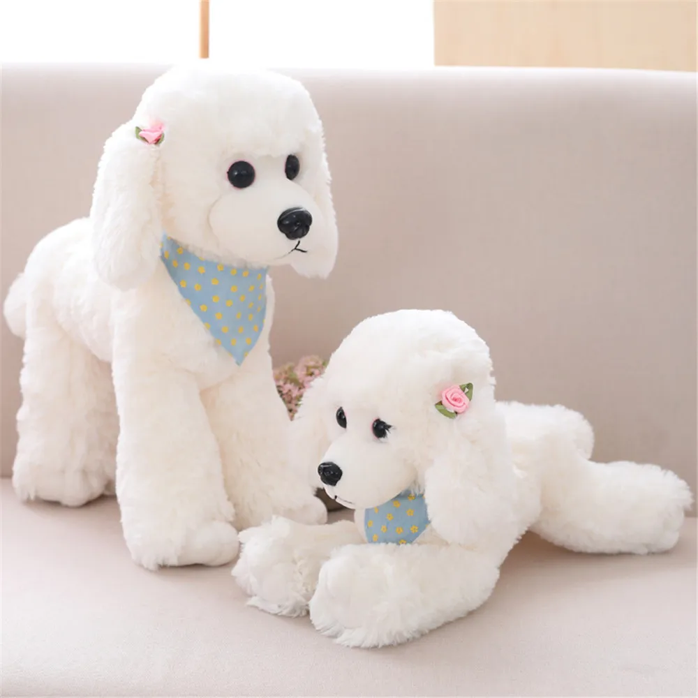 Fancytrader Pop Plush Anime Poodle Toys Kids Gift Soft Stuffed Cuddly Animals Dogs Doll 40cm 16inch8
