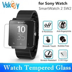 Vskey 20 штук закаленное Стекло для Sony Смарт часы 2 SW2 Экран протектор против царапин защитная Плёнки