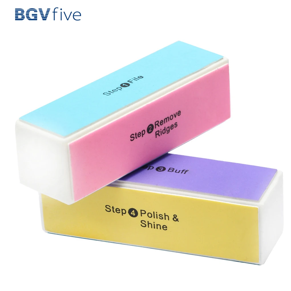 

3pcs 4-Way Nail Polishing Tool Buffing Sand File Nail Art Pedicure Safe Polish Block Accessory