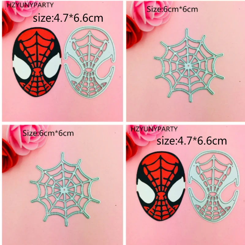 

1pcs Spider Man metal Cutting Die+2PCS carft Tag for DIY Scrapbooking/photo album Decorative Embossing DIY Paper Cards