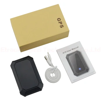 

Portable Mini GPS Tracker A10 GSM Locator Rastreador Car Vehicle Google map 5000mah long battery life Positioning Real time