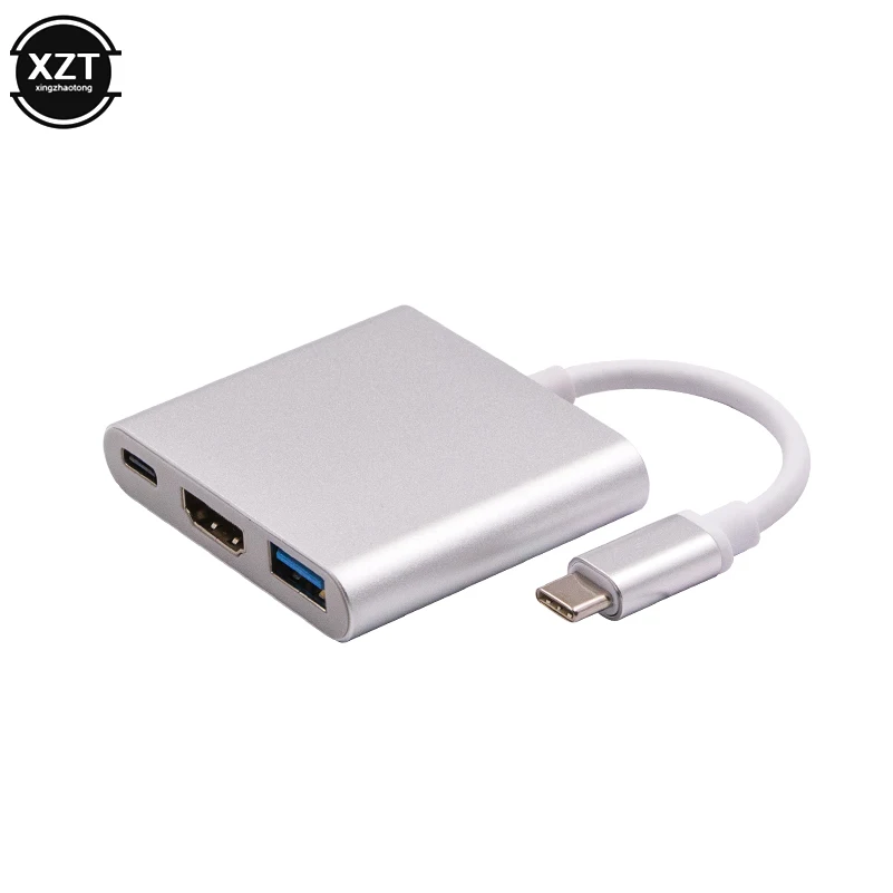 type C к HDMI USB 3,0 зарядный адаптер конвертер USB C многопортовый ключ док-разветвитель адаптер для Macbook Pro Аксессуары