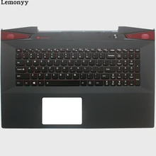 США клавиатура для ноутбука LENOVO IdeaPad Y70 Y70-70 US клавиатура с Palmrest крышка AP14S000300