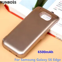 6500 мАч Внешнее зарядное устройство чехол для Galaxy S6 Edge G9250 зарядное устройство для телефона чехол для samsung S6 Edge