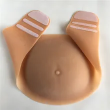 2300g 5~7 months fake pregnant belly Seamless Real Skin silicone belly baby bump invisible