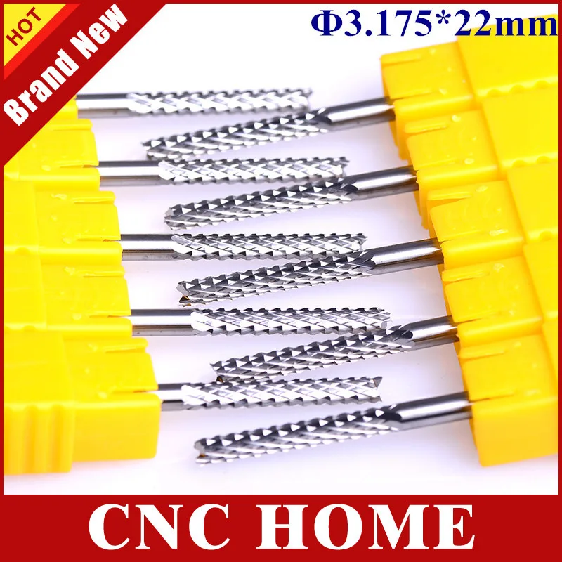 3.175*22mm SUPER Hard Carbide End Mill CNC Milling Cutter PCB Cutter