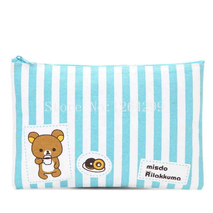 

New Fashion Rilakkuma Girls Woman Big Cosmetic Bags Cases For Children