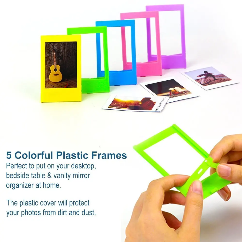3 inch Colorful / Cartoon Wall Hanging Frame Film Photo Frames for Fujifilm Instax Mini 9 8 7s 70 25 50s 90 SP1 SP2 Mini Films magnet photo frames