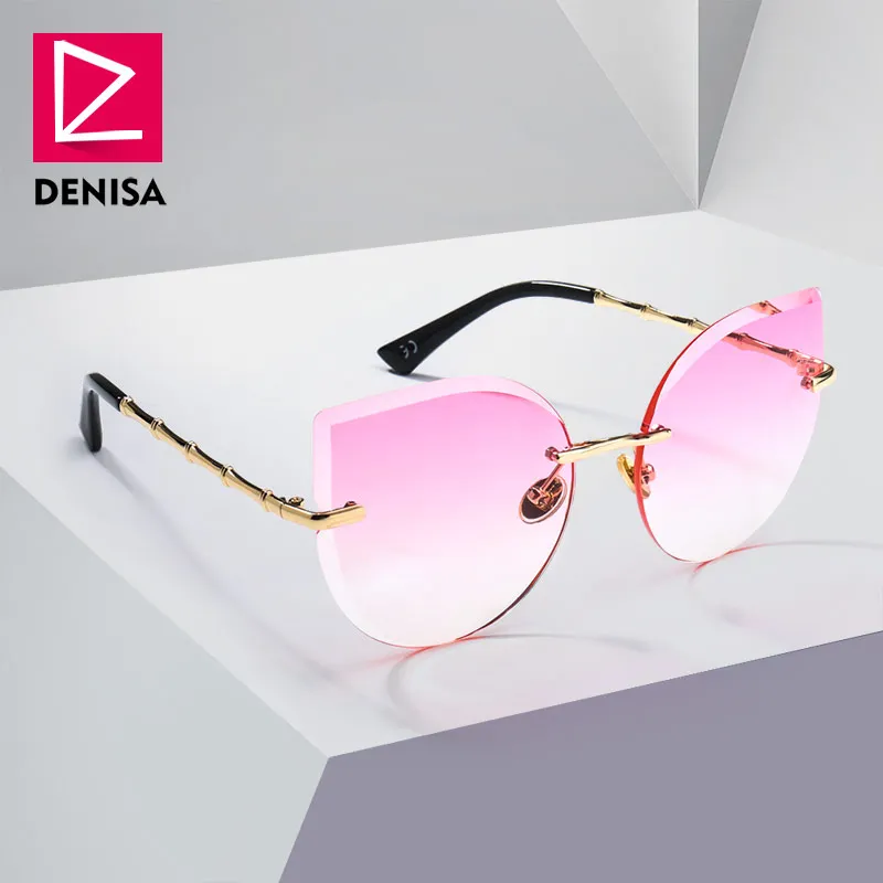 Солнцезащитные очки DENISA G23018 женские крутые модные кошачий глаз для вождения