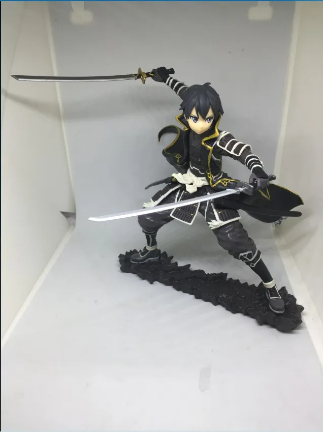 Оригинальная экшн фигурка SAO Kirito ALO Goukai Kirigaya Kazuto Asuna 18 см Игрушечная модель|Игровые