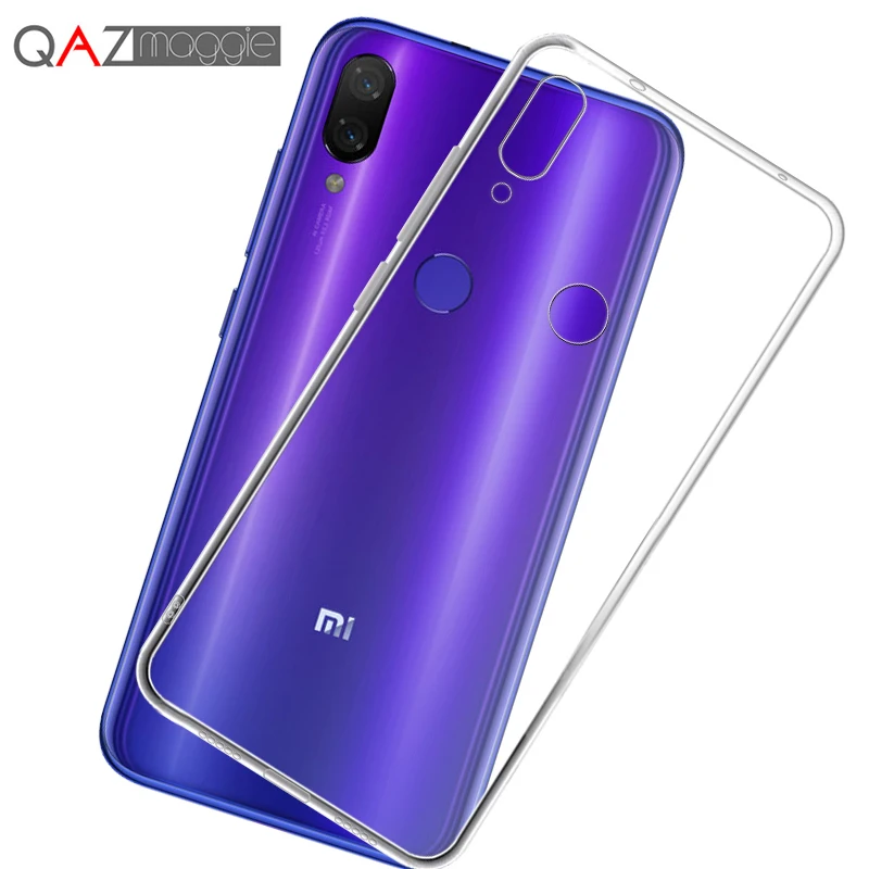 

Xiaomi Redmi Note 7 Case QAZ Maggie Soft Transparent Clear TPU Case for Xiaomi Redmi Note 7