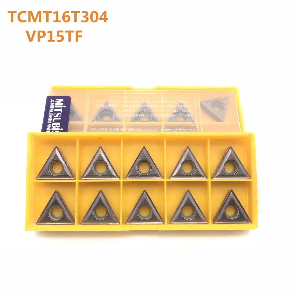 

100PCS Carbide Tool TCMT16T304 VP15TF External Turning Tool High Quality Carbide Cutting Lathe Tool TCMT16T304Metal Turning Tool