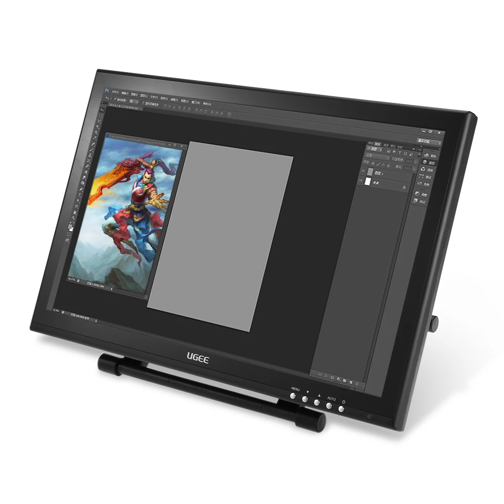 

UGEE UG-1910B 19 Inch Art P50S Pen Smart Drawing Tablet 5080LPI Resolution LCD Painting Monitor + VGA + Pen Holder + Pen Nib