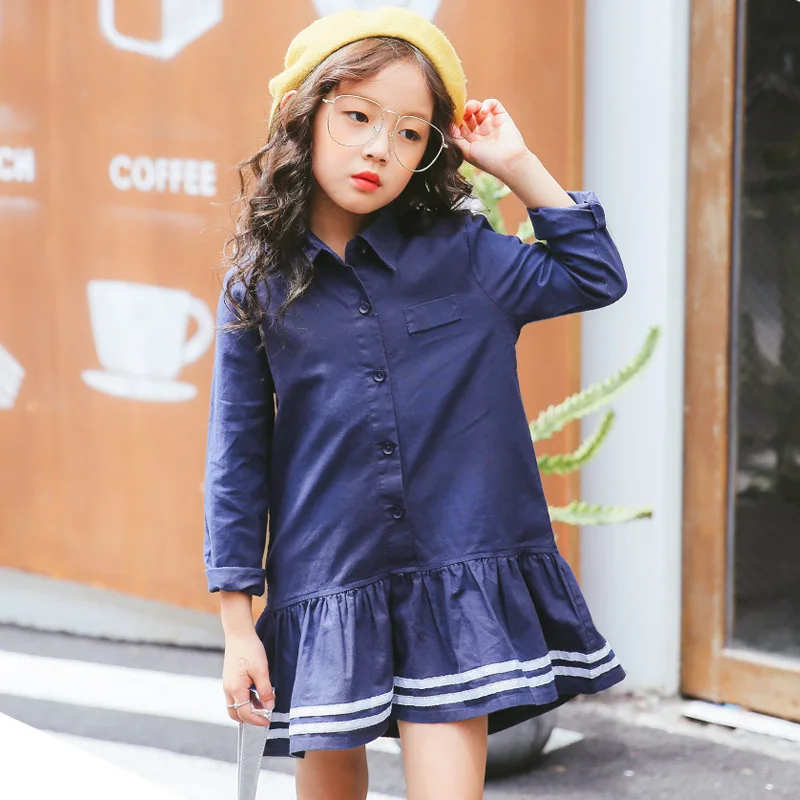 Casual Dress For Girls 4 5 6 7 8 9 10 11 12 13 Year Teenagers Baby Girl