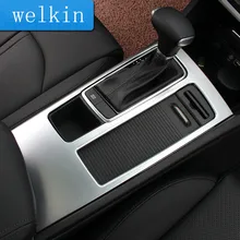 Автомобильный чехол WELKINRY для KIA Optima K5 JF ABS Хромированная ручка переключения передач Базовая подставка наклейка отделка