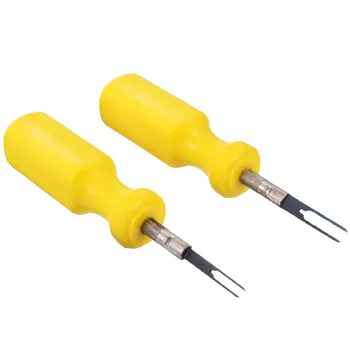 

2Pcs 3mm/2mm Terminal Removal Tools Car Electrical Wire Connector Pin Release Extractor Puller with Plastic Handle Set For Audi