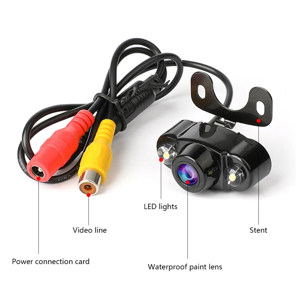 Car Rear View Reverse Camera Night Vision Car Backup Rear Camera Parking Camera with Wireless Rear View Transmitter& Receiver