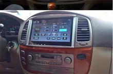 For Low level android car dvd player GPS for Toyota LC100/Lexus IX470 with HD 1024*600 mirror link/dual core/BT/Radio/USB/WIFI