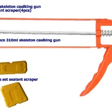 Экономичный и популярный тип DIY 310 мл 10,3 унций картридж герметизирующий пистолет-шприц с одним набором герметизирующий скребок герметизирующий Finisher