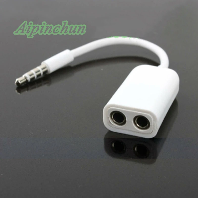 

Aipinchun 3.5mm Audio Cable Cord 1 Input Split To 2 Output Splitter Adapter Approx 17cm Length For PC Mp3 Mp4 Mobile Phone Etc