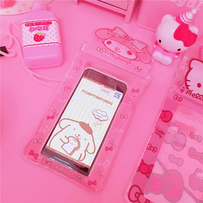 Новинка, hello kitty, двойная звезда, водонепроницаемый чехол для телефона, для iPhone, samsung, монета, Карманный держатель для карт, чехол для телефона