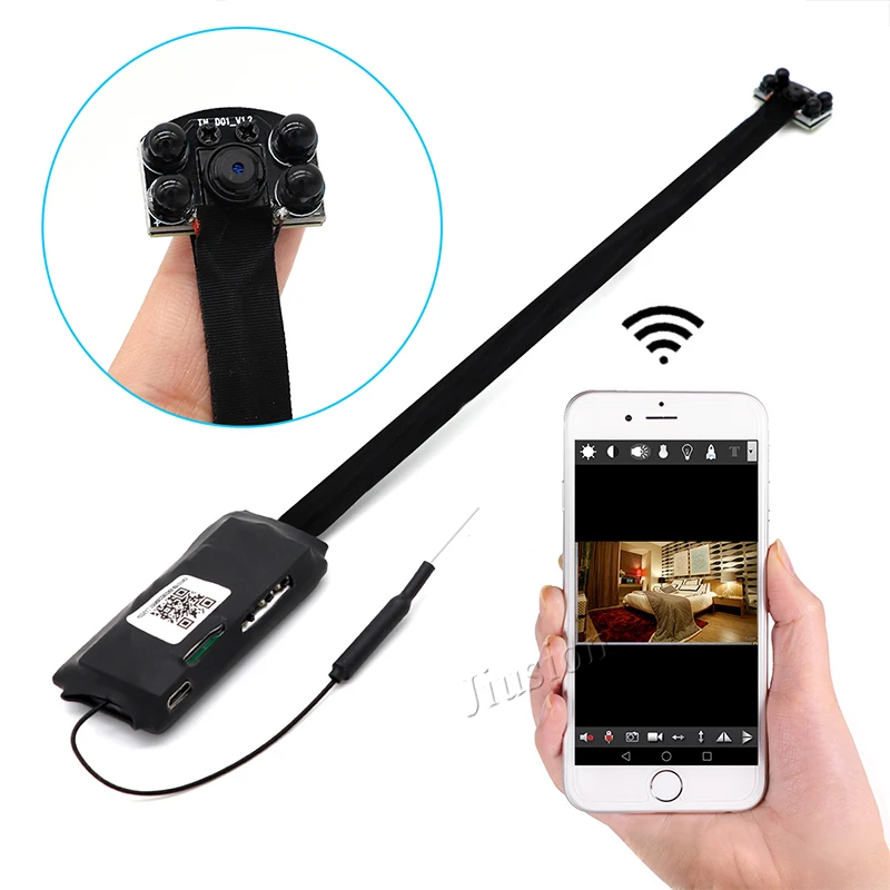 Wifi DIY модуль мини камеры IR ночного видения 1080 P Full HD Micro Cam Датчик движения