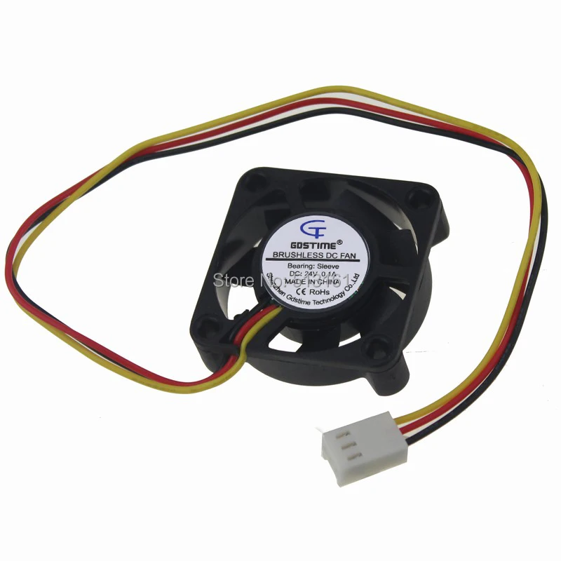 Free Shipping 10cs/lot stable GDT 3pin 24V 40mm 4010 Axial Fan 40mm x 10mm fan brushless