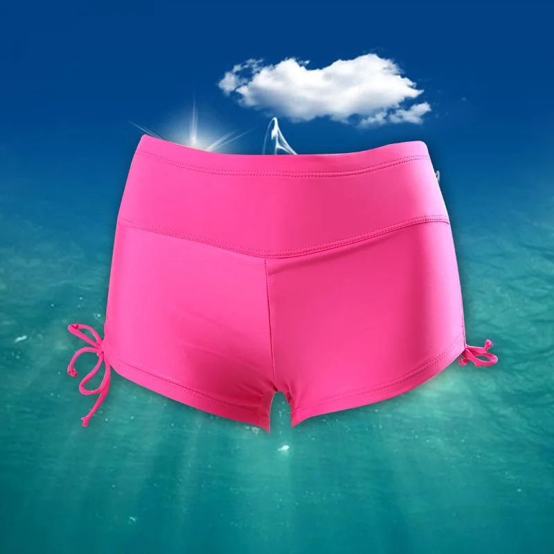 Новые быстросохнущие летние женские пляжные шорты для серфинга одежда для плавания влагоотводящие Шорты для плавания Pantalones Cortos Mujer