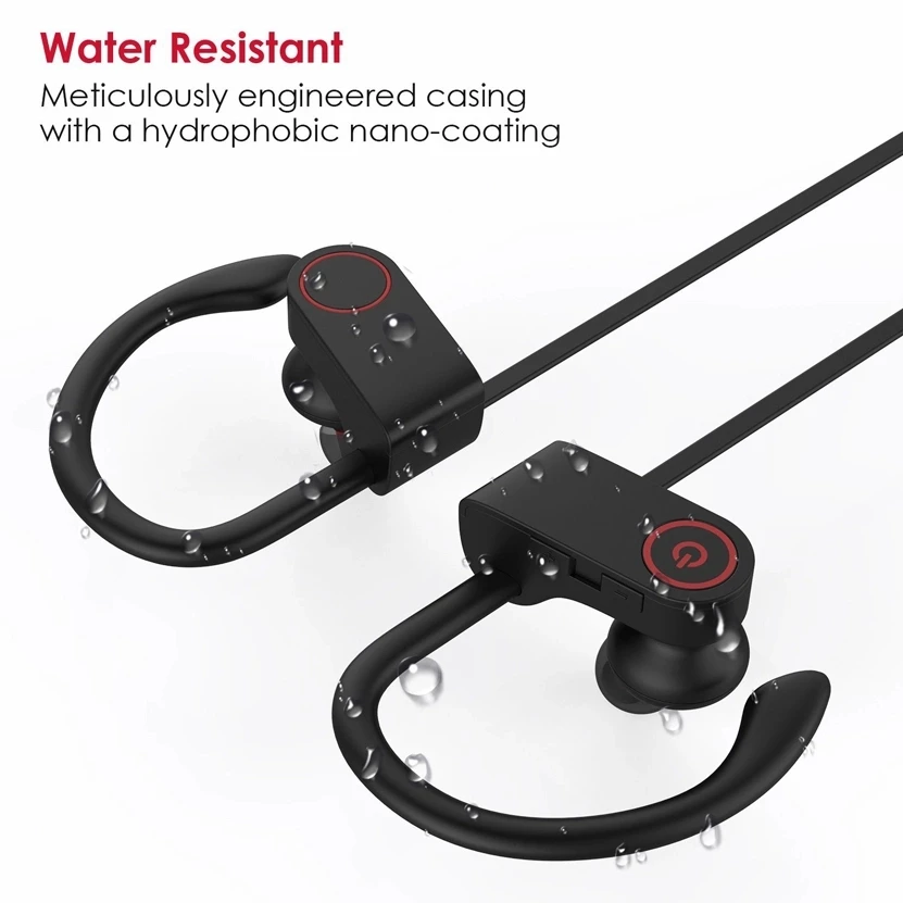 BTNANFENG U8 Bluetooth наушники беспроводные водонепроницаемая для спорта бега гарнитура