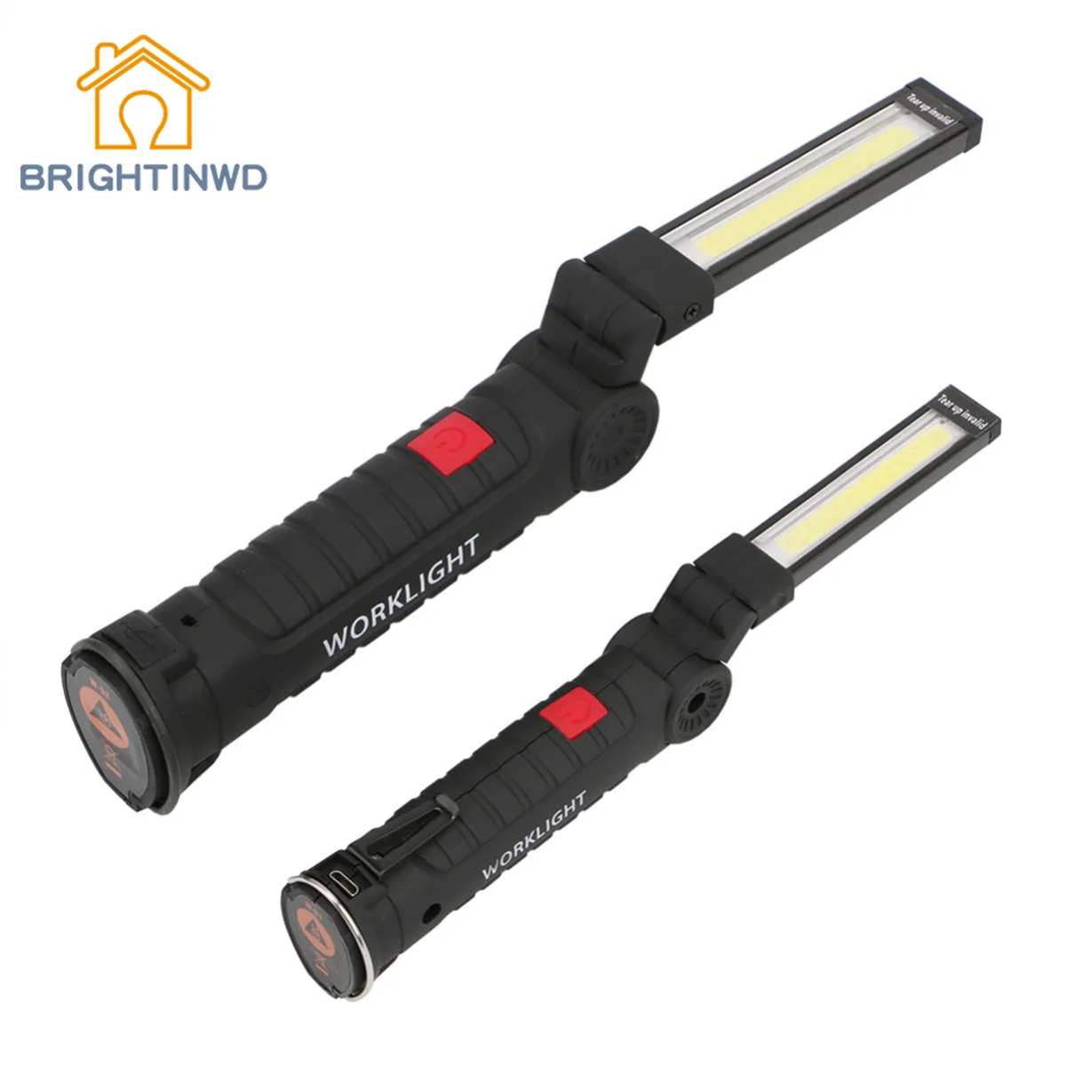 

Tent Lamp USB Rechargeable LED Flashlight Torch Magnetic Working Folding Hook Lights Outdoor Lanterna 3-Mode COB LED Camping