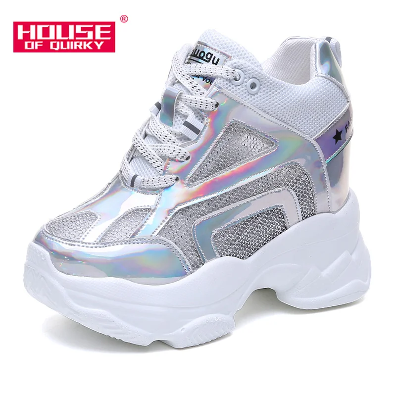 

Ultra High with 10 Cm Breathable Net Cloth Women Sports Shoes Fashion Wedge Women Vulcanized Shoes Outdoor Shoes Women Summer