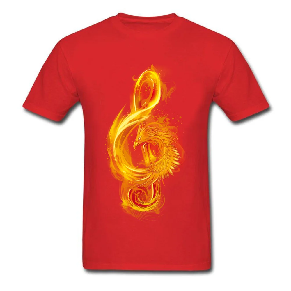 Music Reborn T Shirt for Men Casual Summer Fall Tops & Tees Short Sleeve Cheap Customized Tee Shirt Crew Neck All Cotton Music Reborn red