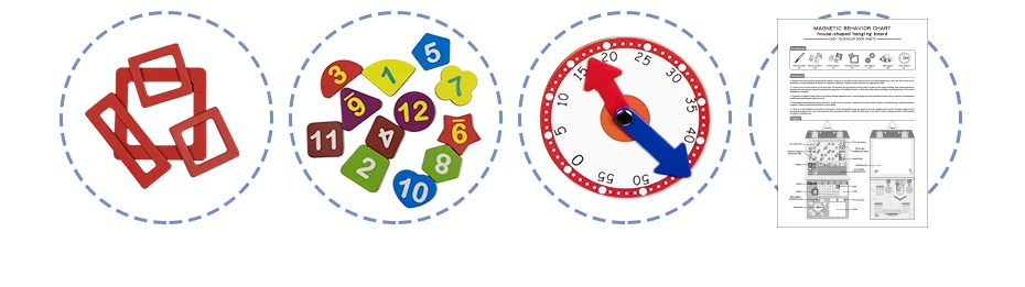 Magnetic Behavior Reward Responsibility Activity Target Chart Calendar Schedules Growth Time Record Board for Children Decor_39