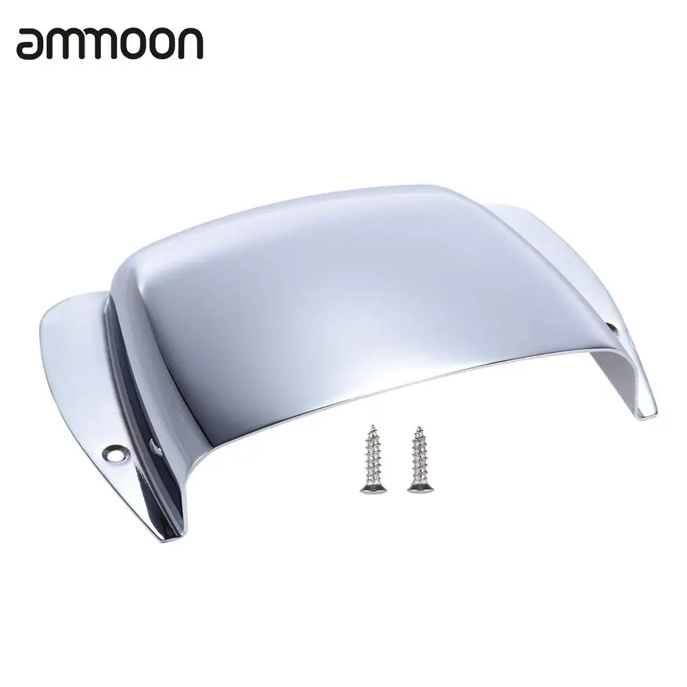 

Chrome Plated Short Steel Guitar Bridge Cover Protector for Jazz Bass Electric Bass Guitar Part Replacement