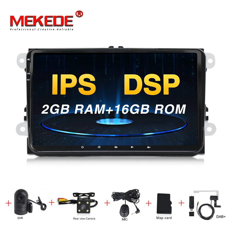 MEKEDE PX30 HD DSP " Android 9,0 автомобильный dvd-плеер для Skoda Fabia octavia Superb Yeti Seat Rapid для golf tiguan polo passat CC