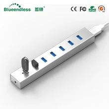 5 Гбит/с высокоскоростной 7 портов USB 3,0 концентратор с переключателем вкл/выкл usb-хаб для настольного ноутбука ЕС# H702U3