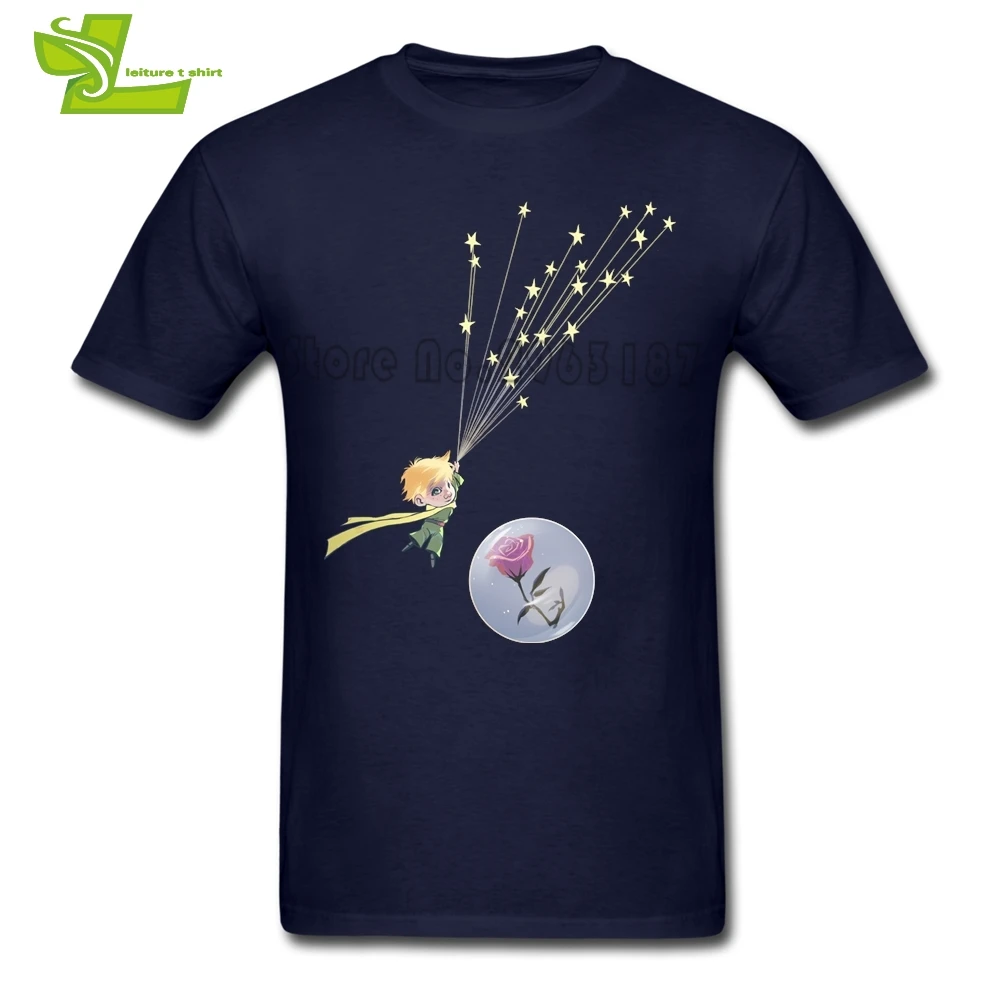 

The Little Prince Adult T Shirt Popular Custom Made Loose Tops Men Summer Round Neck Camisetas Teenage Latest Unique Clothing