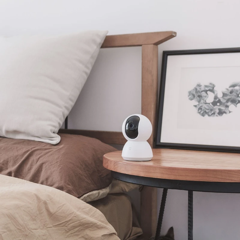 Tanie Najnowszy Xiaomi Mijia Smart Cam Cradle Head wersja 1080P HD 360 stopni Night Vision kamera internetowa kamera ip Wifi w magazynie