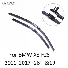 Передние и задние щетки стеклоочистителя для BMW X3 F25 от 2011 2012 2013 автомобильные аксессуары Дворники для лобового стекла автомобиля-Стайлинг