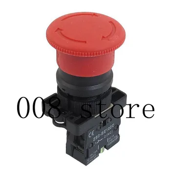 

1pcs 600V 10A Red Mushroom Emergency Stop Switch XB2-ES542 22mm NC N/C Push Button Switch