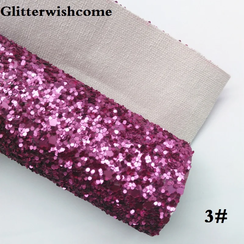 Glitterwishcome 21X29 см A4 Размеры синтетическая кожа, матовый с эффектом блестящей кожи, кожа тканевый Виниловый фон для банты, GM041A