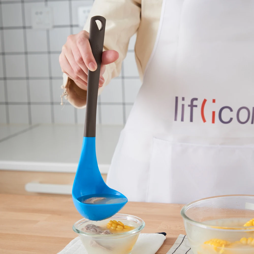 Силиконовый ковш для супа liflicon устойчивые к высоким температурам антипригарные