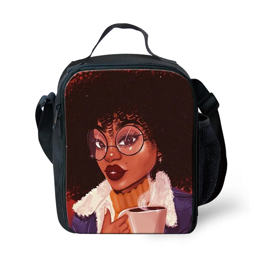 YQ3718G FORUDESIGNS/школьные сумки для детей черный искусства АФРИКАНСКАЯ ДЕВУШКА печать на плечо сумка-мешок для детей 3 шт./компл. школьные сумки для книг ранец New - Цвет: YQ3718G