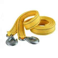 4 м сверхмощный 5 тонн автомобильный буксировочный трос буксировочный тяговый трос Ремень Крючки Ван-роуд восстановление